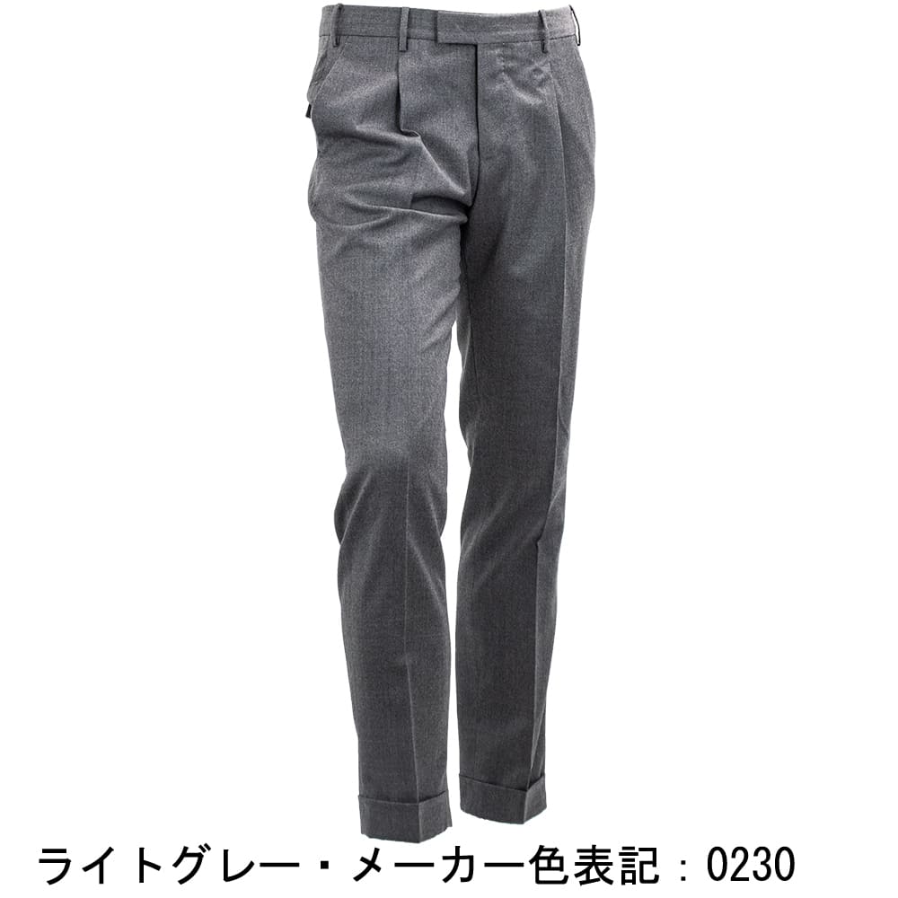 【セール】ピーティートリノ ボトムス メンズ マスターフィット SUPER 110's ストレッチ ウール 1タック テーパードパンツ PT TORINO MASTER FIT COAFMAZA0CL1 PTT CM13【返品交換不可】