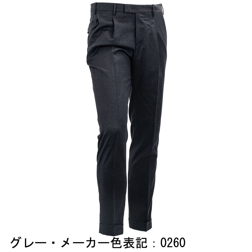 【セール】ピーティートリノ ボトムス メンズ マスターフィット SUPER 110's ストレッチ ウール 1タック テーパードパンツ PT TORINO MASTER FIT COAFMAZA0CL1 PTT CM13【返品交換不可】