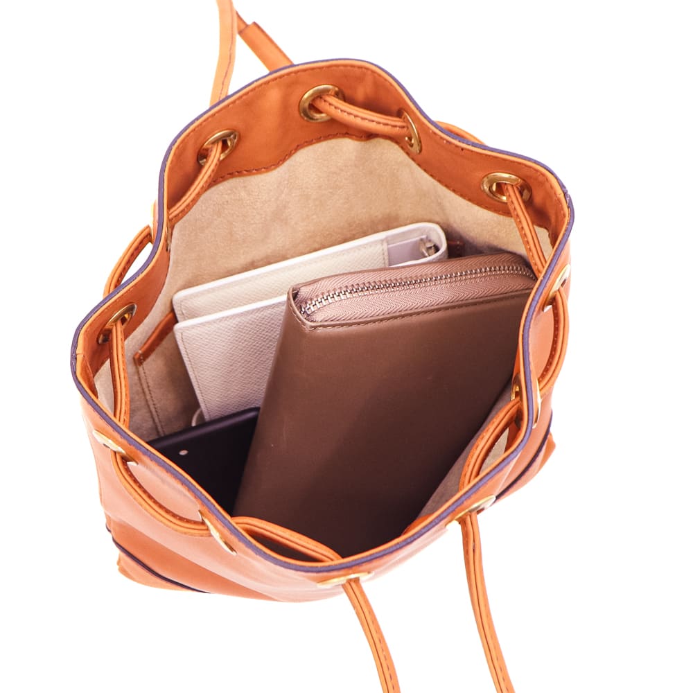 ペッレモルビダ バッグ 牛革 2WAY ドローストリングバッグ フィレンツェコレクション PELLE MORBIDA Firenze PMO-MB080FI PMO TAN/CE 秋冬新作