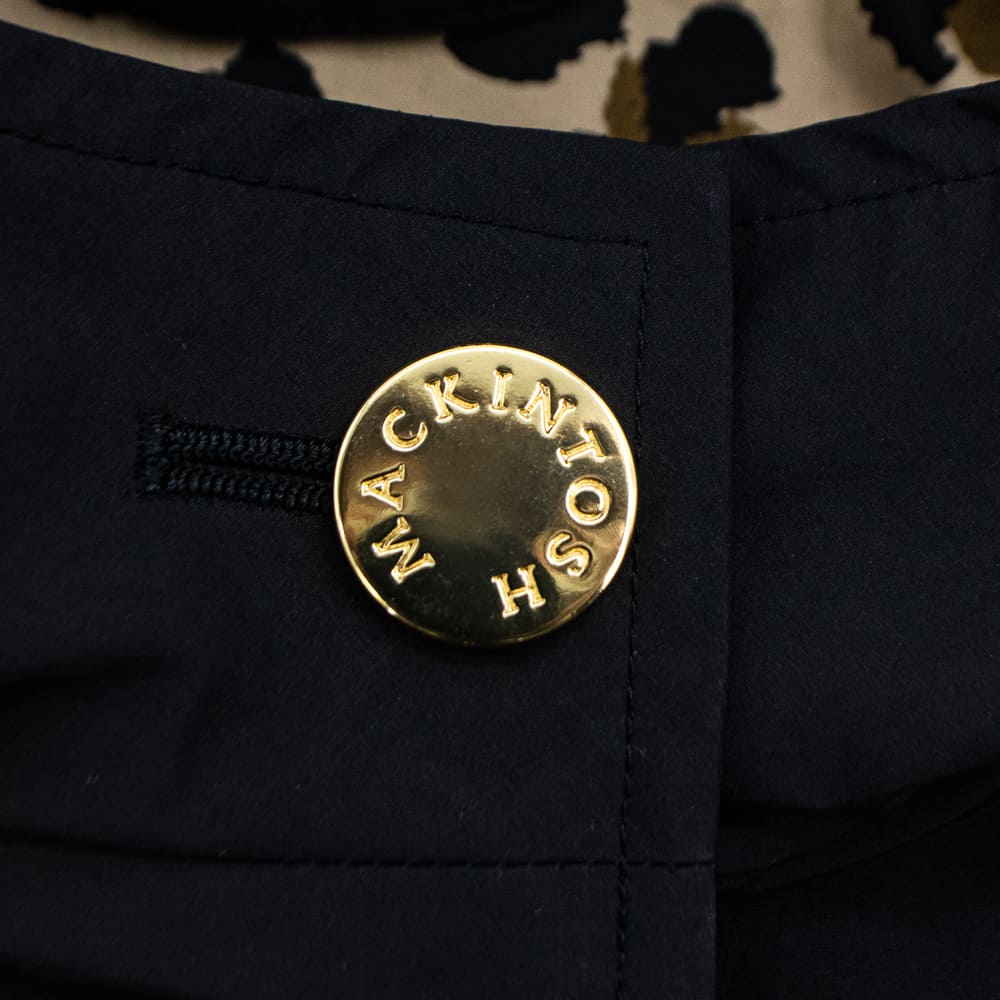 マッキントッシュ コート レディース レオパード ドロップショルダー ショートフーデッドコート ハンビー MACKINTOSH HUMBIE HOOD MB LEO MCT ALK02/BLK 春夏新作