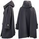 マッキントッシュ コート レディース レオパード ドロップショルダー ショートフーデッドコート ハンビー MACKINTOSH HUMBIE HOOD MB LEO MCT ALK02/BLK 春夏新作