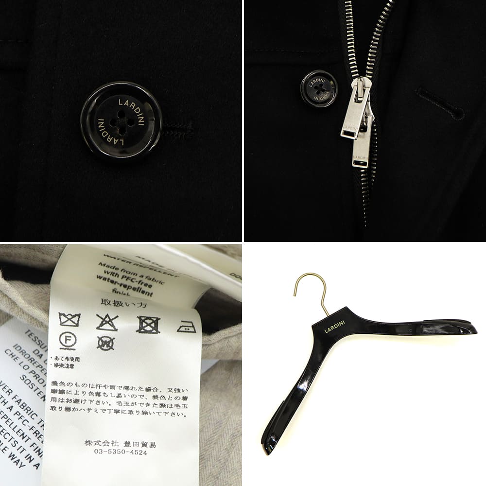 ラルディーニ ブルゾン メンズ 中綿 ビーバーウールカシミヤ スタンドカラーブルゾン LARDINI JESPONGE LRD ACSP67642 999 秋冬新作