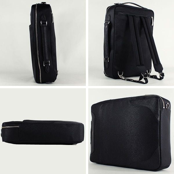 ペッレモルビダ ブリーフケース CAPITANO キャピターノ 型押しレザー リモンタナイロン 4WAYバッグ PELLE MORBIDA PMO-CA108 PMO