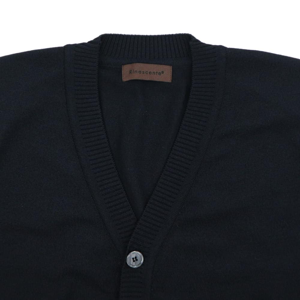 リナシェンテ ニット メンズ ウォッシャブル サマーニット カーディガン RINASCENTE WASHABLE CARDIGAN LONG TRANSIT CARDIGAN 253-96206 RST 