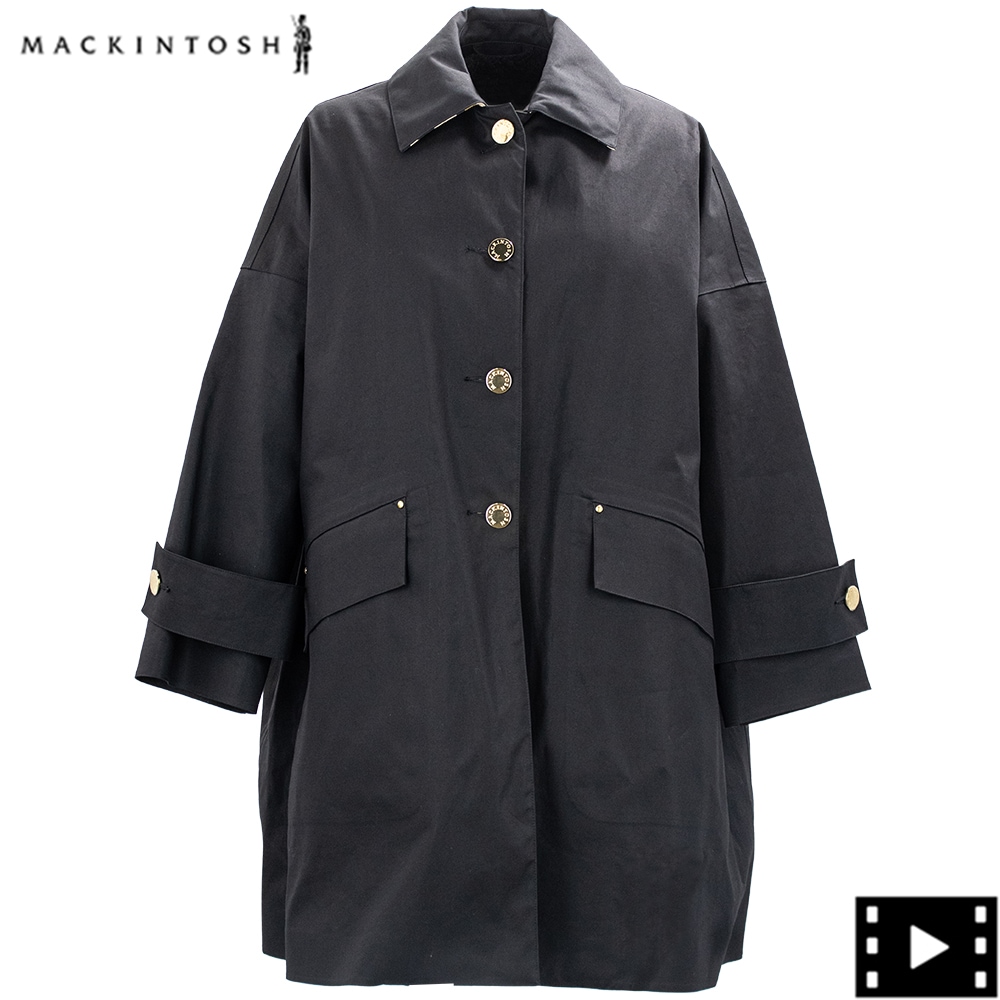 マッキントッシュ　ハンビー　コート　MACKINTOSH レオパード　バック付 マッキントッシュ コート レディース レオパード ハンビー ステン