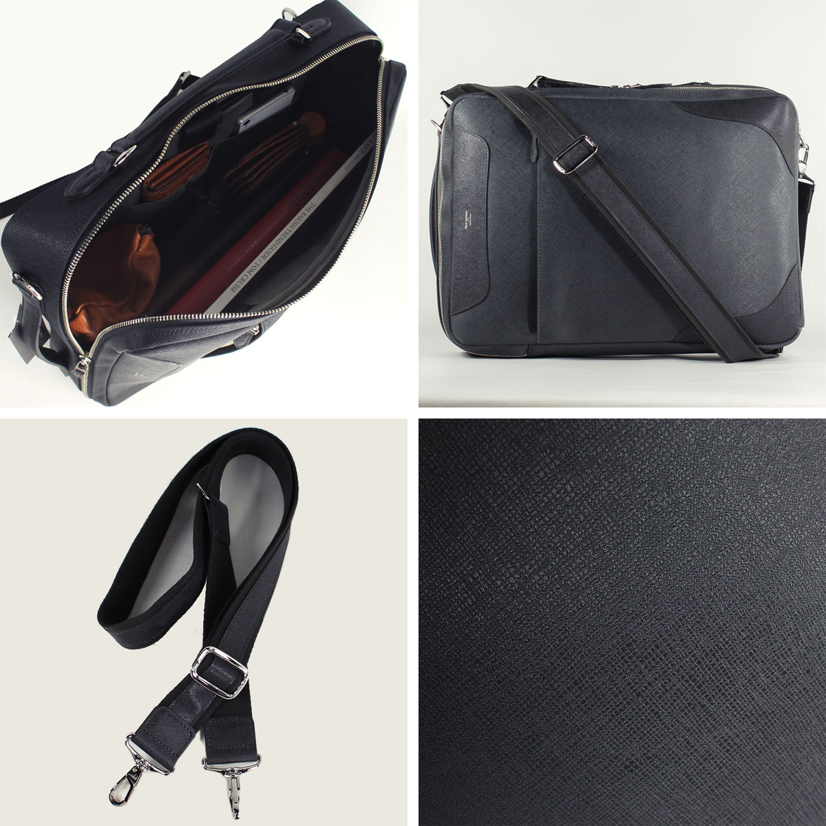 ペッレモルビダ Pelle Morbida Capitano キャピターノ 型押しレザー リモンタナイロン 4wayバッグ Pmo Ca108 Cgy Cgy チャコールグレー すべての商品 ファッション通販 Laglag Market 公式通販サイト