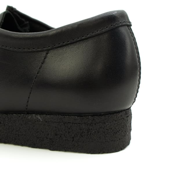 クラークス オリジナルズ メンズ レザー ワラビー CLARKS ORIGINALS WALLABEE CLK 26155514 BLACK LEATHER