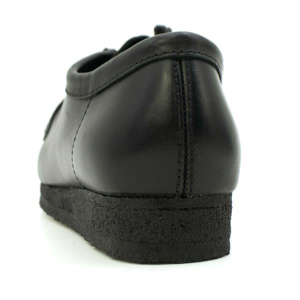 クラークス オリジナルズ メンズ レザー ワラビー CLARKS ORIGINALS WALLABEE CLK 26155514 BLACK LEATHER