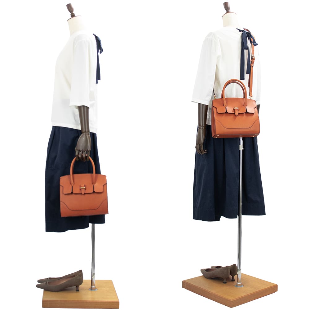 ペッレモルビダ ハンドバッグ 牛革 ミニボストンバッグ フィレンツェコレクション PELLE MORBIDA Firenze PMO-VE014FI PMO TAN/CE 秋冬新作