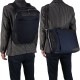 【セール】ペッレモルビダ ブリーフケース CAPITANO キャピターノ 型押しレザー リモンタナイロン 4WAYバッグ PELLE MORBIDA PMO-CA108 NVY/DBR （ネイビー） 【返品交換不可】