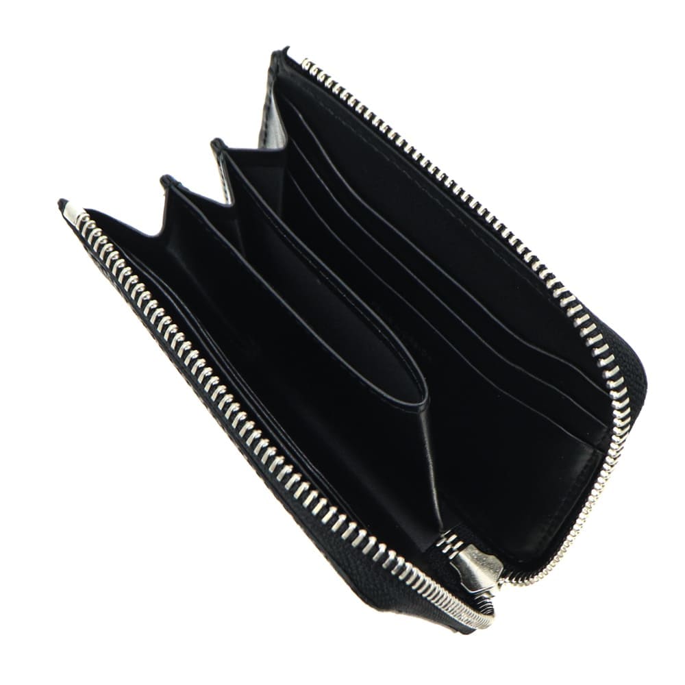 ペッレモルビダ 財布 牛革 型押しレザー L字ジップ ミニ財布 コンパクト財布 バルカ PELLE MORBIDA Barca PMO-BA333 PMO