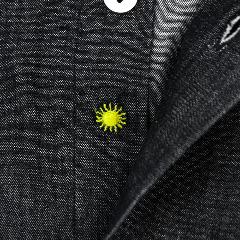 ジャンネット シャツ メンズ コットン カッタウェイ ヴィンチフィット ウォッシュ加工 デニムシャツ GIANNETTO WASHING DIVISION VINCI FIT 347600V84 GNT 秋冬新作