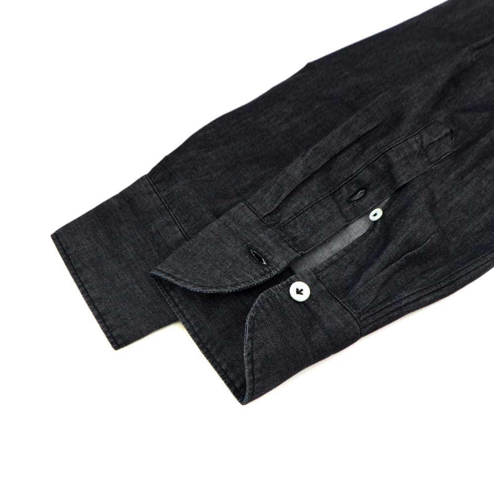 ジャンネット シャツ メンズ コットン カッタウェイ ヴィンチフィット ウォッシュ加工 デニムシャツ GIANNETTO WASHING DIVISION VINCI FIT 347600V84 GNT 秋冬新作