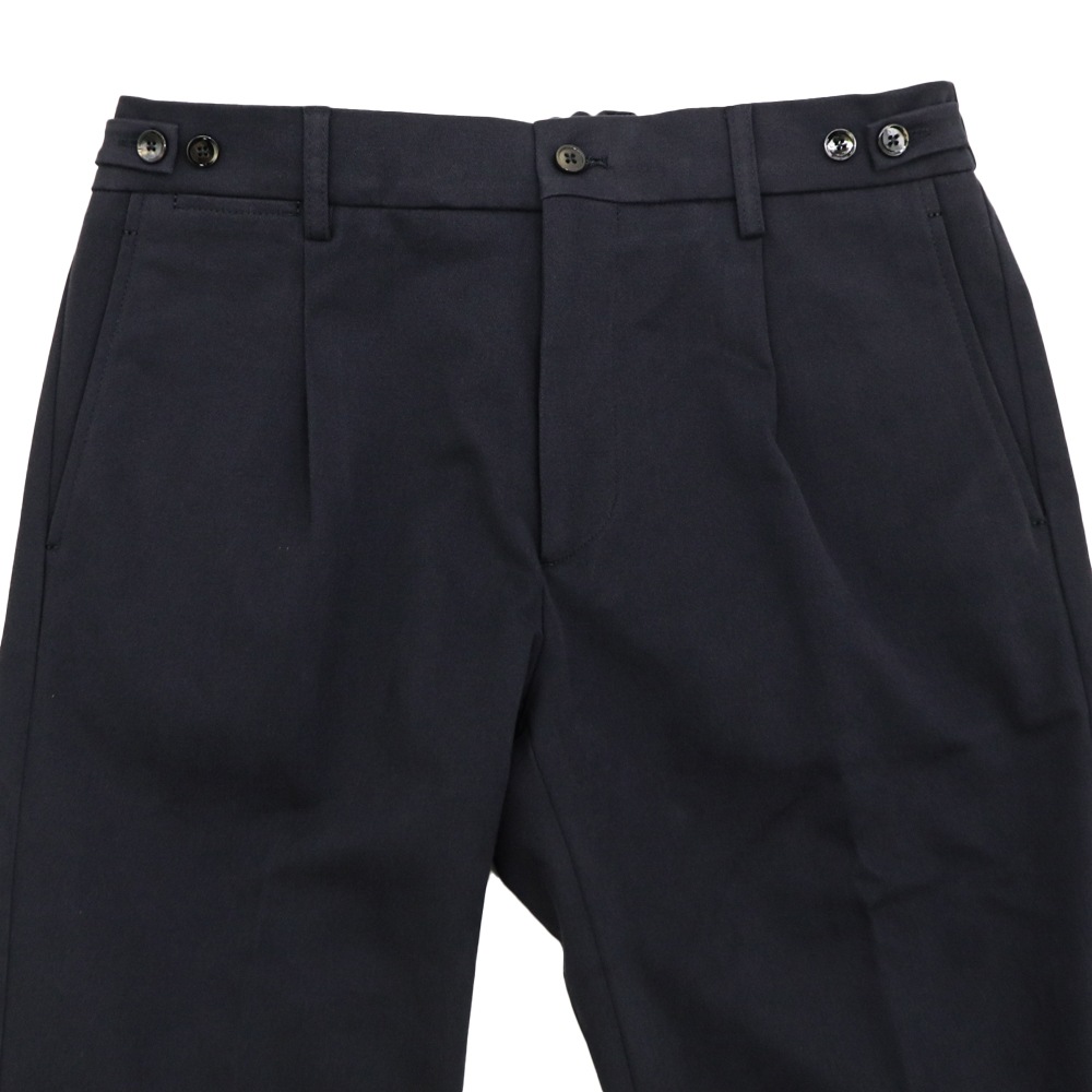 ベルウィッチ パンツ メンズ ウォッシュドストレッチコットン 1タック チノパン ベルト BERWICH BERTO-GD BRW cchino04 秋冬新作