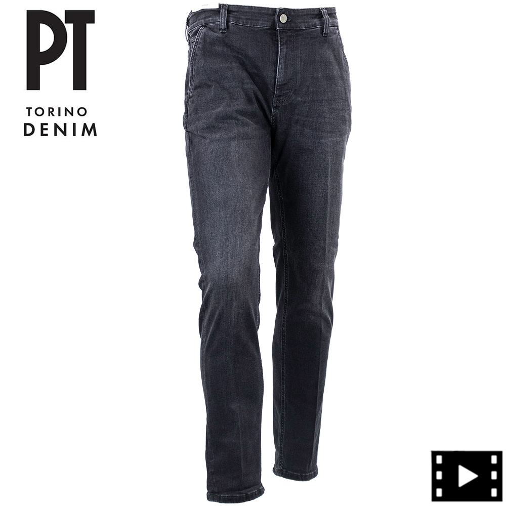 ピーティートリノデニム ストレッチ テーパード デニムスラックス PT TORINO DENIM INDIE PTD C5ZP01Z0 OA3130 MN51 秋冬新作