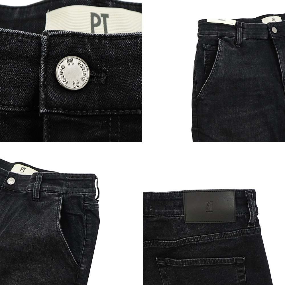 ピーティートリノデニム ストレッチ テーパード デニムスラックス PT TORINO DENIM INDIE PTD C5ZP01Z0 OA3130 MN51 秋冬新作