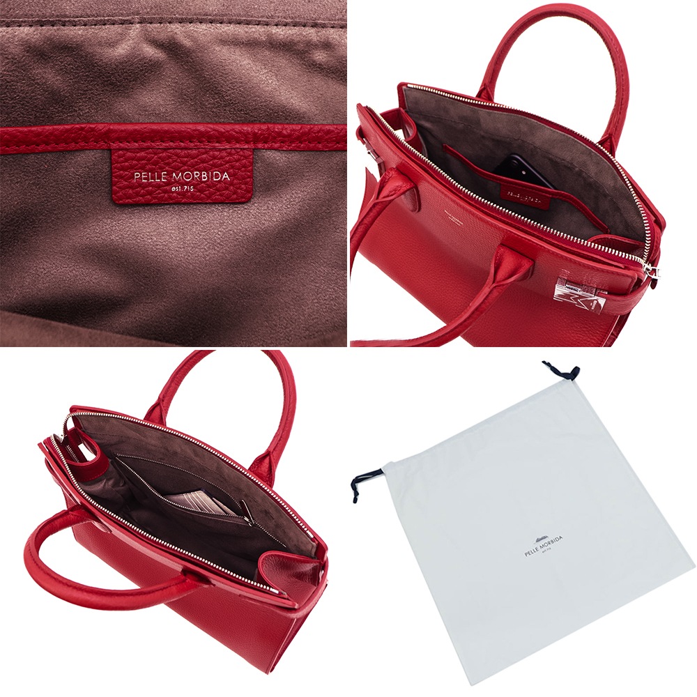 ペッレモルビダ バッグ メイデンボヤ―ジュ シュリンクレザー ミニトートバッグ PELLE MORBIDA MAIDEN VOYAGE PMO-MB084 PMO 
