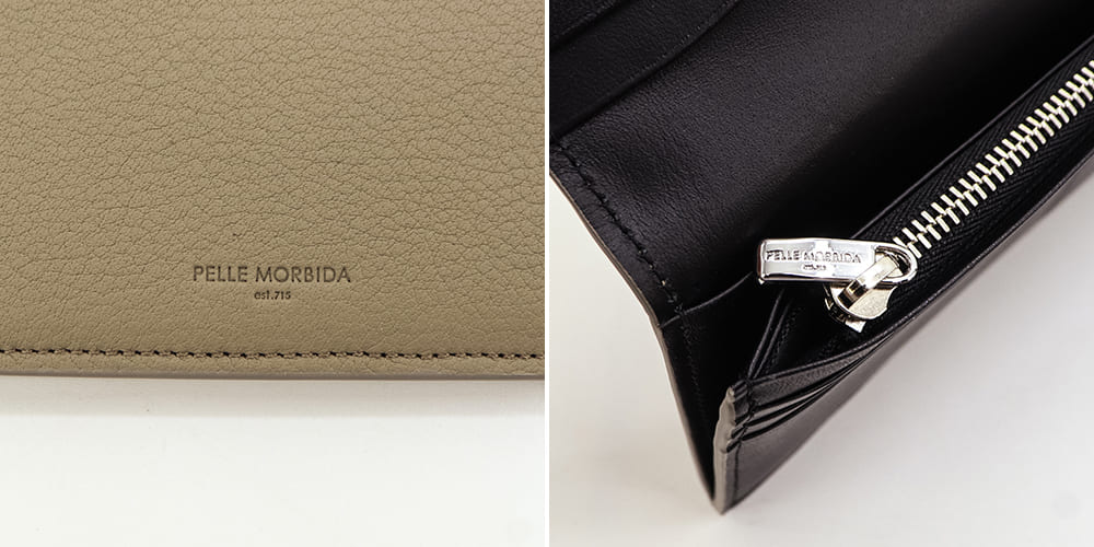 ペッレモルビダ 財布 牛革 フルグレインレザー 小銭入れ付き スリム長財布 バルカ PELLE MORBIDA BARCA PMO-BA610 PMO 秋冬新作