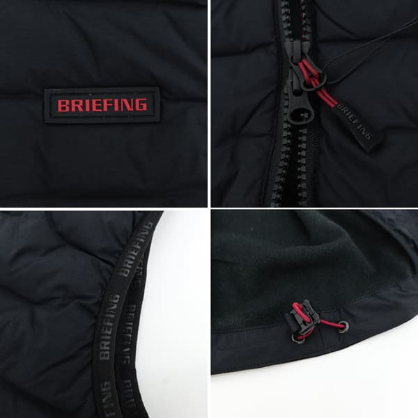 ブリーフィング ゴルフ ウェア メンズ ハイブリッドダウンベスト BRIEFING GOLF MS HYBRID DOWN VEST BRG233M50 BRG BLACK 