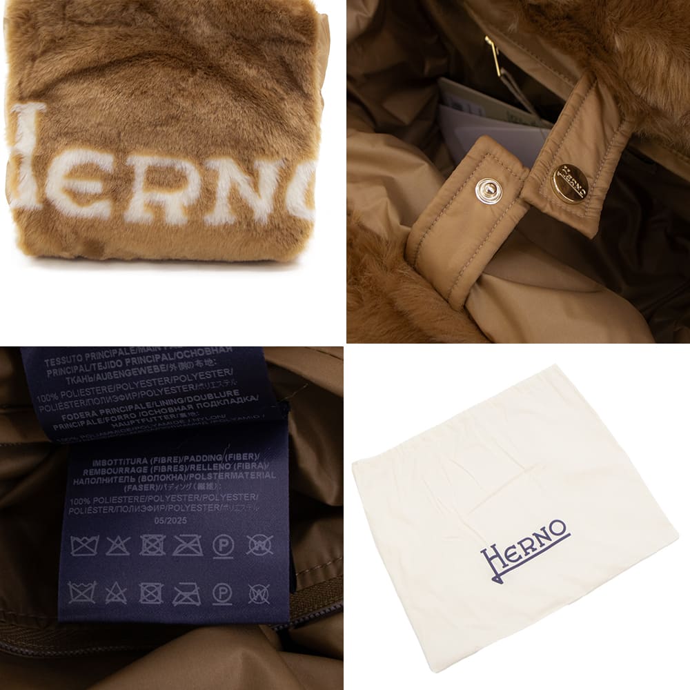 ヘルノ バッグ レディース エコファー トートバッグ HERNO BAG00011D 12422 HER 秋冬新作