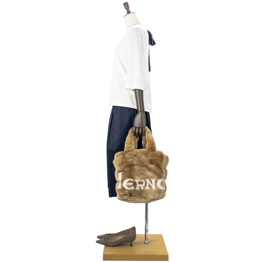 ヘルノ バッグ レディース エコファー トートバッグ HERNO BAG00011D 12422 HER 秋冬新作