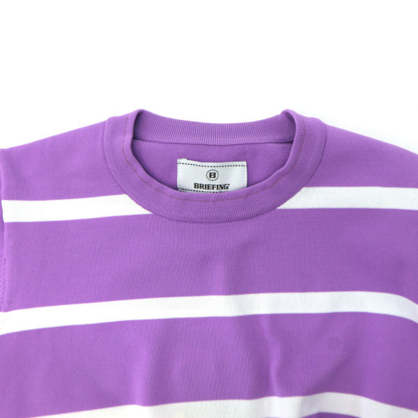 【セール】ブリーフィング ゴルフ ウェア レディース ストライプクルーネックニット BRIEFING GOLF WS WR STRIPE CREW NECK KNIT BRG231W24 BRG 【返品交換不可】