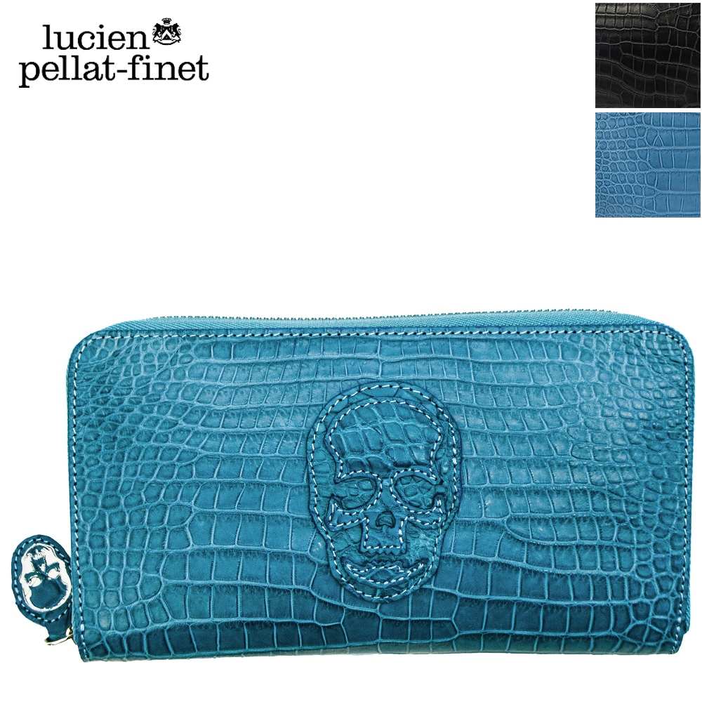 受注生産 ルシアンぺラフィネ 財布 ポロサス クロコダイル 長財布 ロングウォレット コンパクトオーガナイザー LUCIEN PELLAT-FINET LPFCRC-003 LPF 213-39670