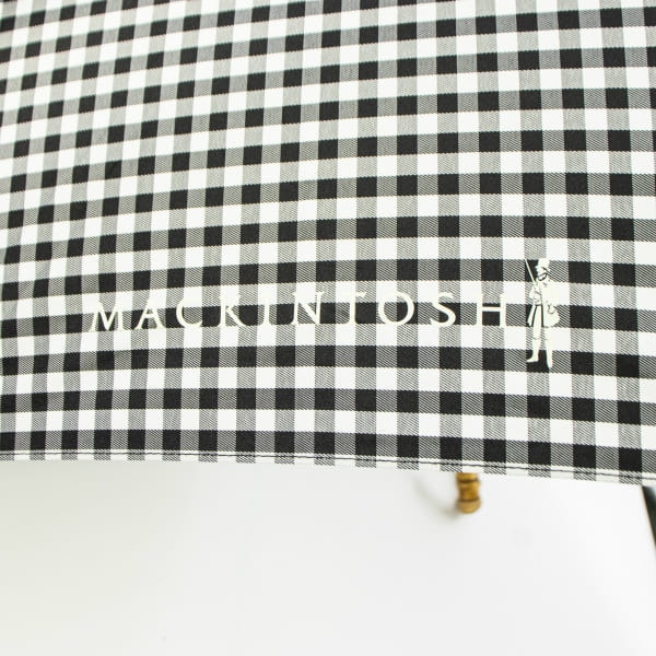 【セール】マッキントッシュ 傘 晴雨兼用 バンブーハンドル 長傘 チェック MACKINTOSH HERIOT MCT CL0030UBUM UM01/SHEPHERD CHECK 【返品交換不可】