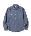 SUGAR CANE シュガーケーン 【SC27850】【CHAMBRAY L/S WORK SHIRTS】長袖ワークシャツ シャンブレー生地 三本針巻き縫い仕様 日本製 COTTON100%