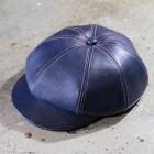 Y'2 LEATHER ワイツーレザー【LC-04】【INDIGO HORSE LEATHER CASQUETTE】インディゴホースレザーキャスケット 馬革 MADE IN JAPAN