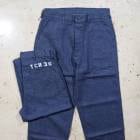 TCB jeans��SEAMENS TROUSERS�� USN �ǥå��ѥ�� �ƥ��������ӡ������� ����10oz�ͥåץǥ˥� �ߥ꥿�꡼ ������