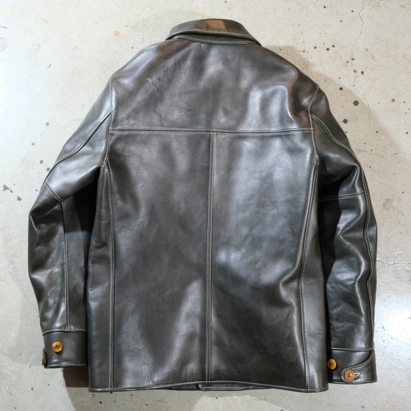 ウォッシャブル エコレザー Y'2 LEATHER ワイツーレザー【EC-76】【ECO HORSE 30'S CAR COAT