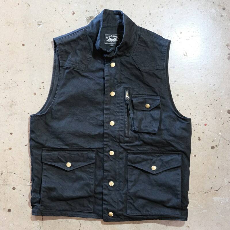 Langlitz Leathers ラングリッツレザーズ【B.D. RIDING VEST】デニム