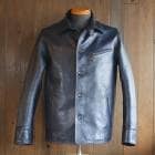 Y'2 LEATHER �磻�ġ��쥶����IC-77�ۡ�INDIGO HORSE CAR COAT�ۥۡ����ϥ��ɢ㥤��ǥ����ۡ����䥫�������� �쥶�����㥱�å� MADE IN JAPAN