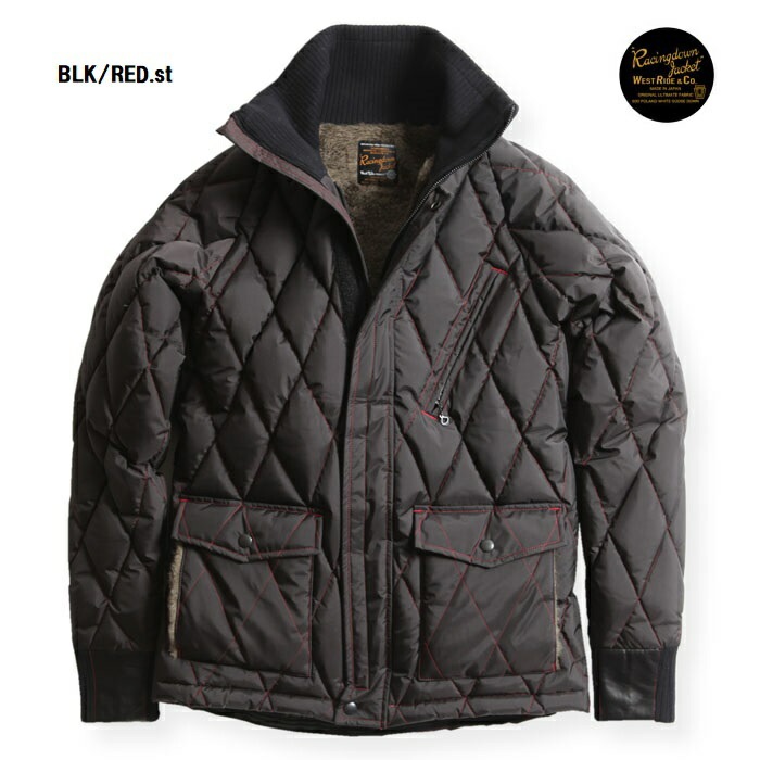 新品タグ付き！WESTRIDE レーシングダウンJKT2 黒 800FP M WESTRIDE ウエストライド【ALL NEW RACING DOWN JKT2 With WIND GUARD