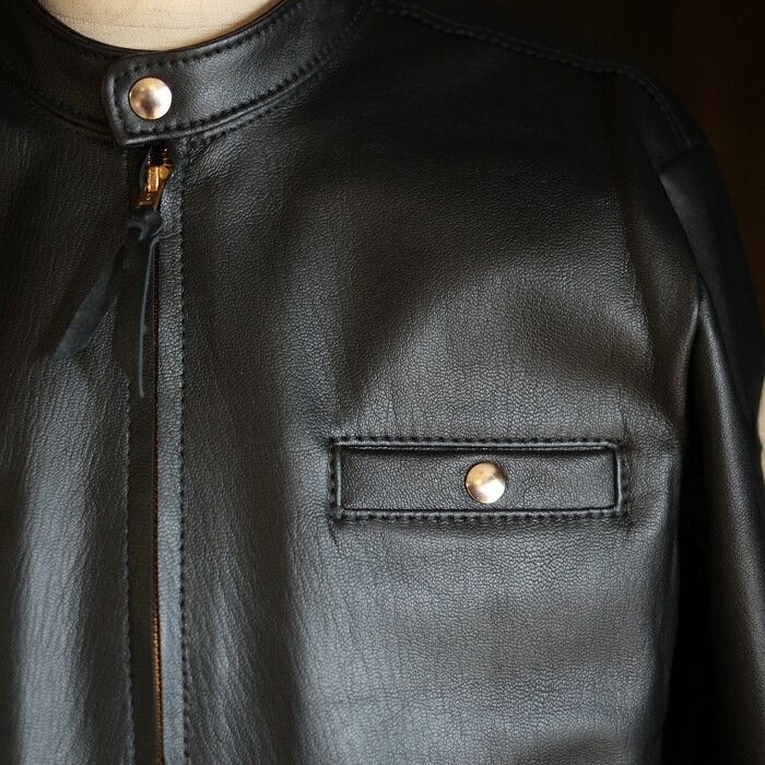 1950・60年代ミラノ製 ゴートスキン Leather Car Coat 1950・60年代ミラノ製 ゴートスキン Leather Car Coat