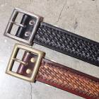 FUNNY �ե��ˡ���1-3/4" GARISON BELT�ۢ�PRESS BASKET�� ����꥽��٥�� �ץ쥹�Х����å� ���� SPECIAL TANNING LEATHER 1-3/4inch