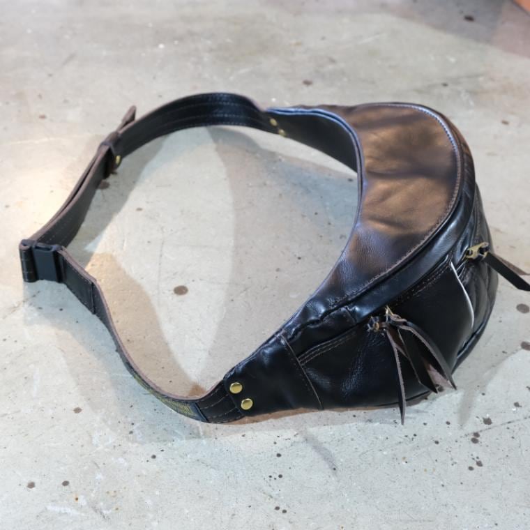 ウエストライド　ライディングウエストバック WESTRIDE ウエストライド【RIDING WAIST BAG】≪BLACK≫ ライディング