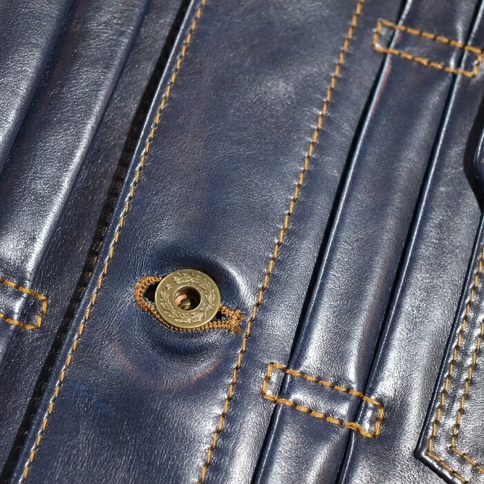 Y'2 LEATHER ワイツーレザー【IB-140】【INDIGO HORSE 1st Type