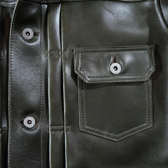Y'2 LEATHER ワイツーレザー【EB-140】【ECO HORSE TYPE I JEAN JACKET