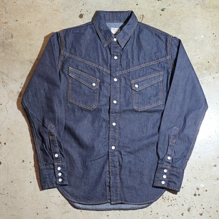 TCB jeans(ティーシービージーンズ)<BR>【RANCHMAN Shirt】≪DENIM
