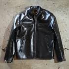 Y'2 LEATHER �磻�ġ��쥶����PR-64�ۡ�VINTAGE HORSE  LIGHT SINGLE BREASTED JKT��BLACK(TEA-CORE)��ۥӥ�ơ����ۡ����饤�� ���󥰥�饤���������㥱�å�