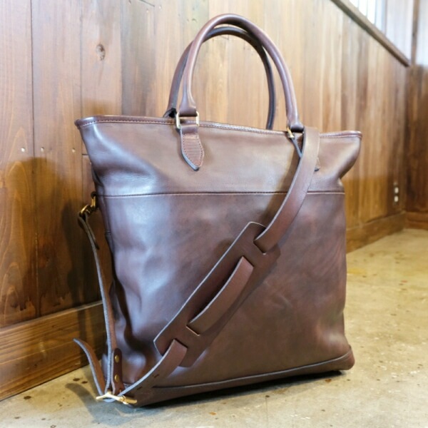 VASCO ヴァスコ【VS-244LS】【LEATHER NELSON 2WAY BAG】≪BROWN