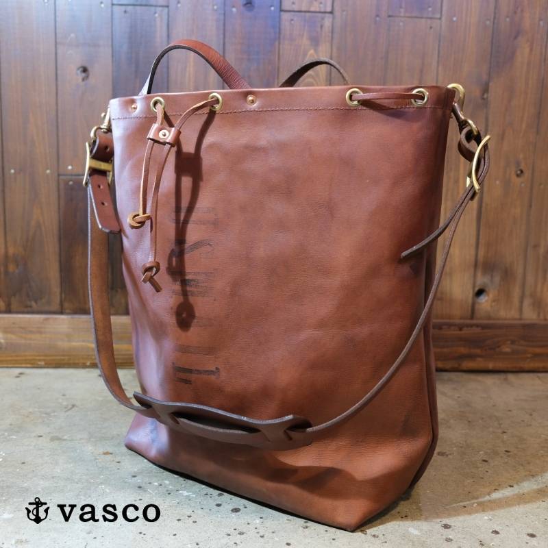 vasco メールバッグ largeサイズ 全4色【vasco/ヴァスコ】「Canvas×Leather Mail Purse Bag