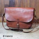 VASCOʥ<BR>VS-248LۡLEATHER POSTMAN SHOULDER BAG -LARGEۢPLANE<BR>ݥȥޥ󥷥Хå̵顼<BR>ɱϩ쥶  MADE IN JAPAN 