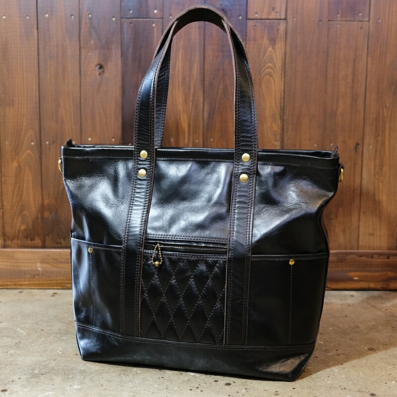 WEST RIDE(ウエストライド【PADDED TOTE BAG LEATHER】パデッド