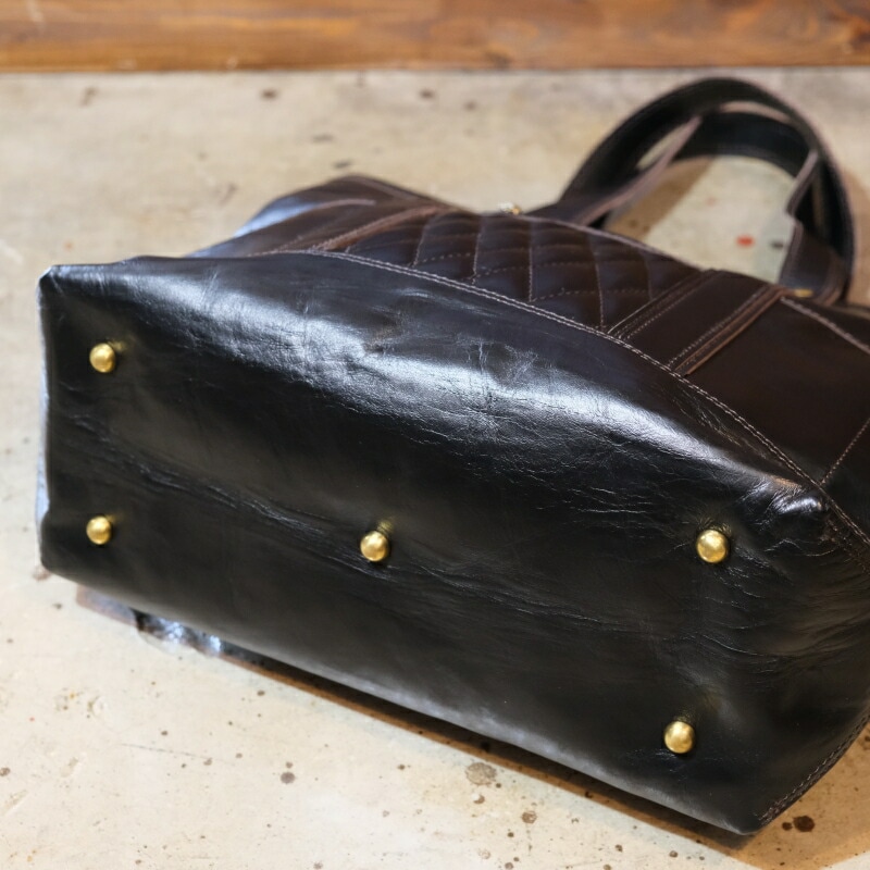 WEST RIDE(ウエストライド【PADDED TOTE BAG LEATHER】パデッド