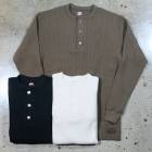 TROPHY CLOTHING ȥե<BR>TR23AW-206ۡHeavy Waffle Mil Henley L/S Tee<BR>إȥߥ꥿꡼إ꡼ޥ<BR> MADE IN JAPAN