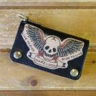 LOOSE NEEDLE Tattooing Leathers �롼���ˡ��ɥ륿�ȥ������󥰥쥶������MIDLE TRUCKER WALLET�ۥߥɥ�ȥ�å�������å� ���� ���ɥ�쥶��