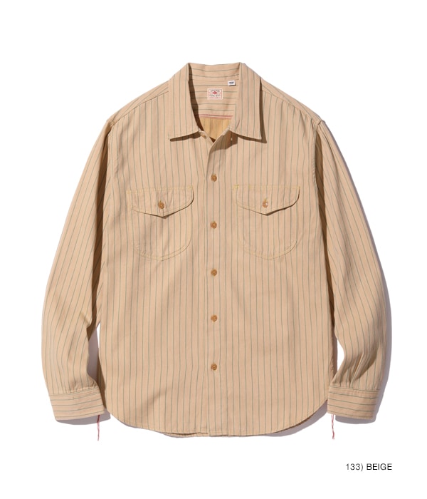 SUGAR CANE シュガーケーン【SC28652】【COKE STRIPE WORK SHIRT